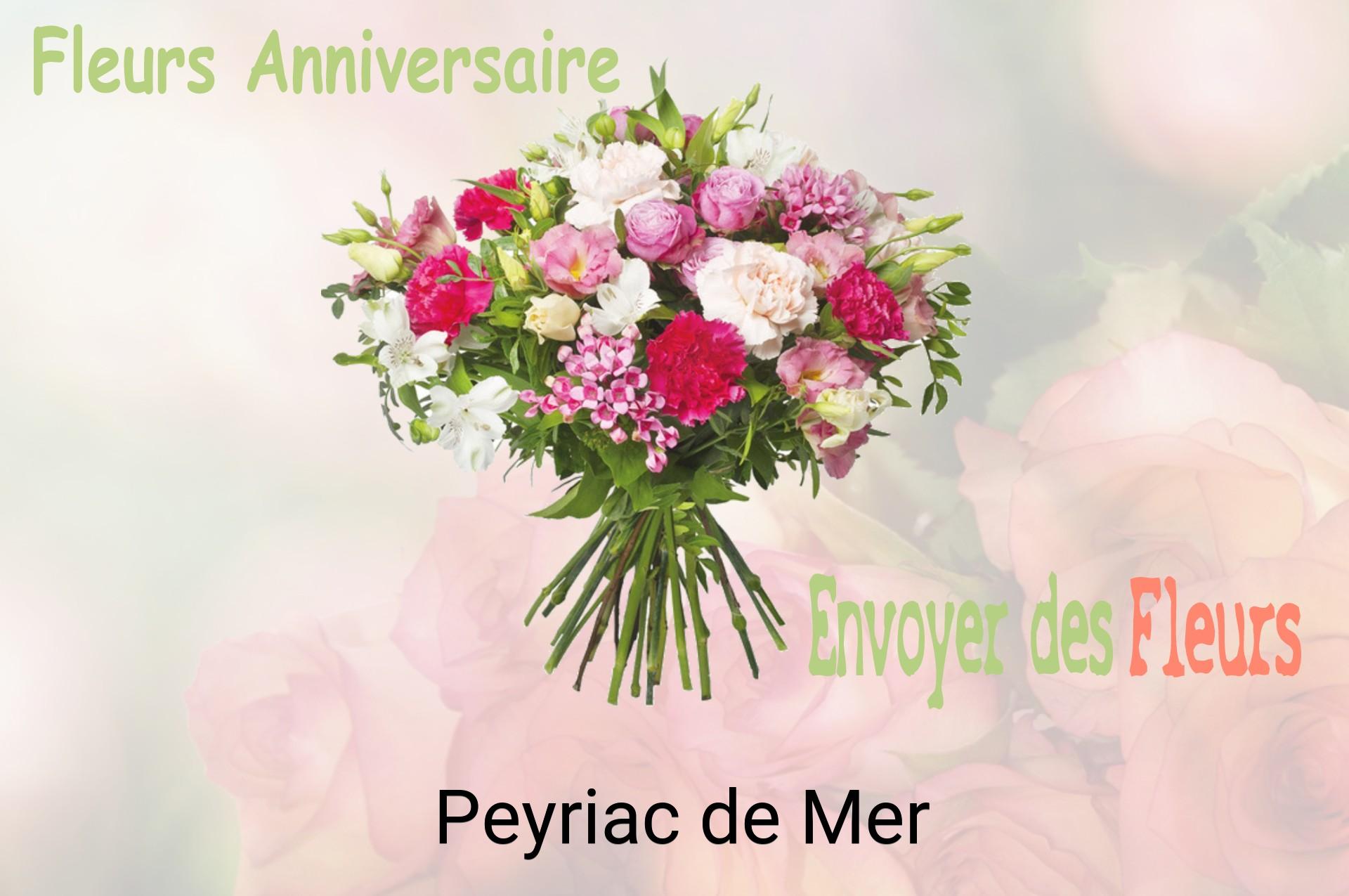 Bouquet de fleurs d’anniversaire livré à Peyriac-de-Mer